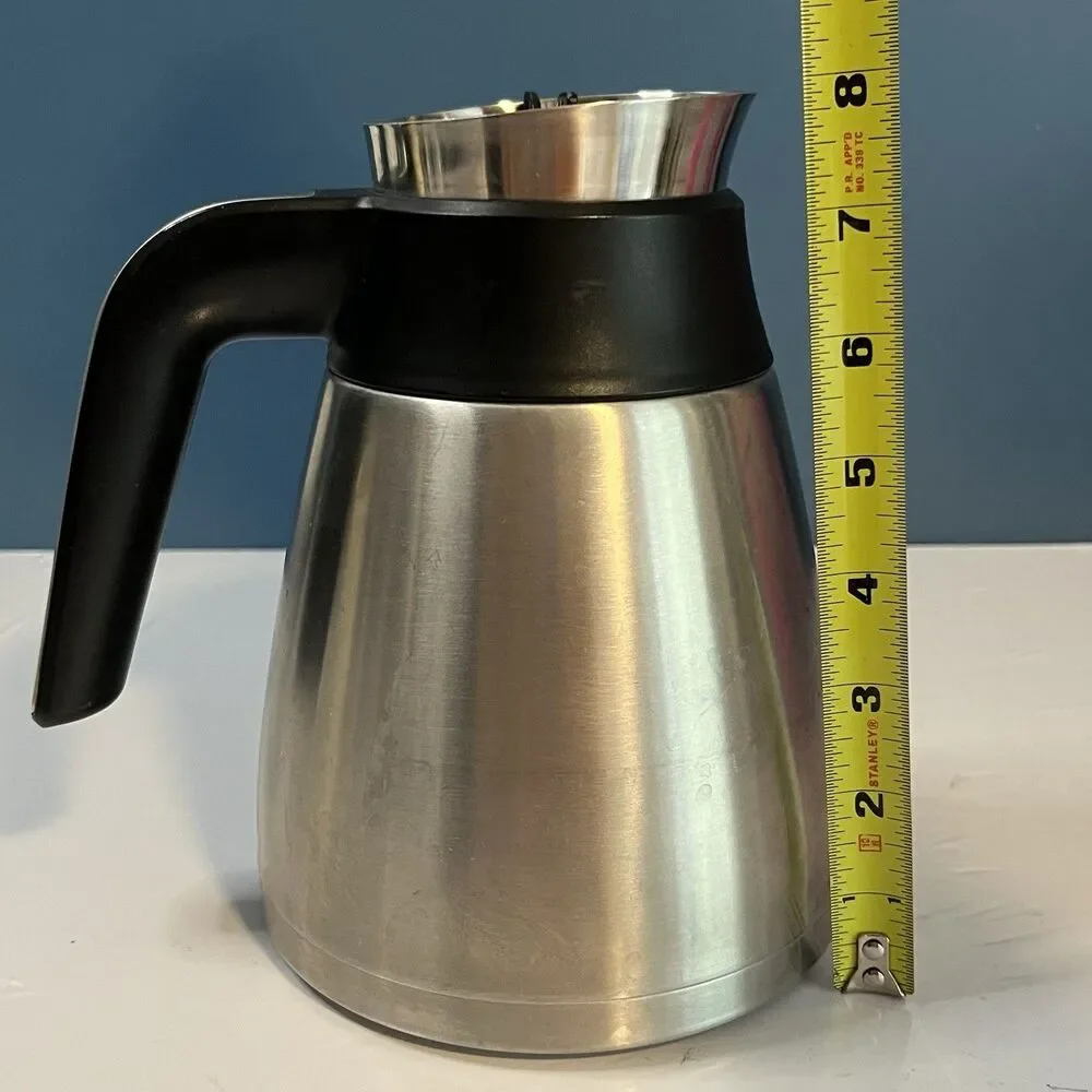 Ninja CF080 CF081 Stainless THERMAL CARAFE PITCHER w/ BREW THROUGH LID Genuine